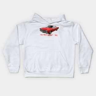 1967 Ford Galaxie 500 XL Convertible Kids Hoodie